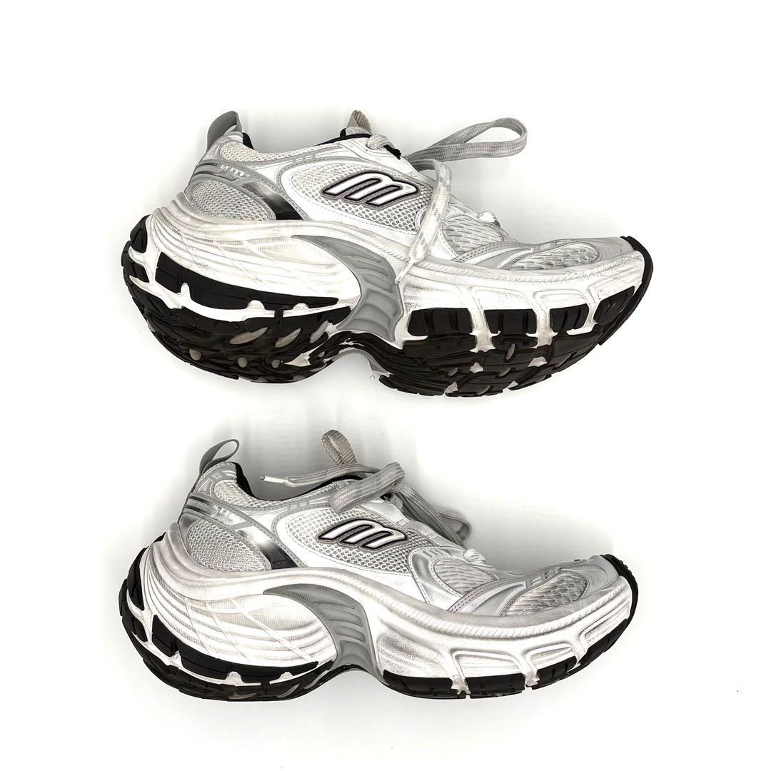 現行✨️BALENCIAGA 10XL 26.5cm 792779 グレーホワイト