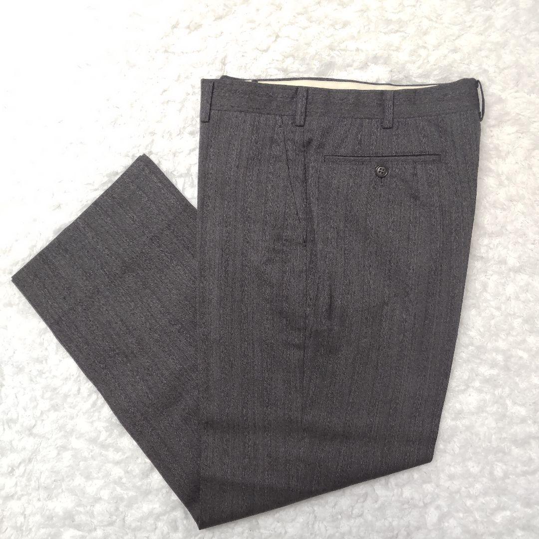 美品 ダーバン スーツ 3P セットアップ D'URBAN 90A4 ブラウン