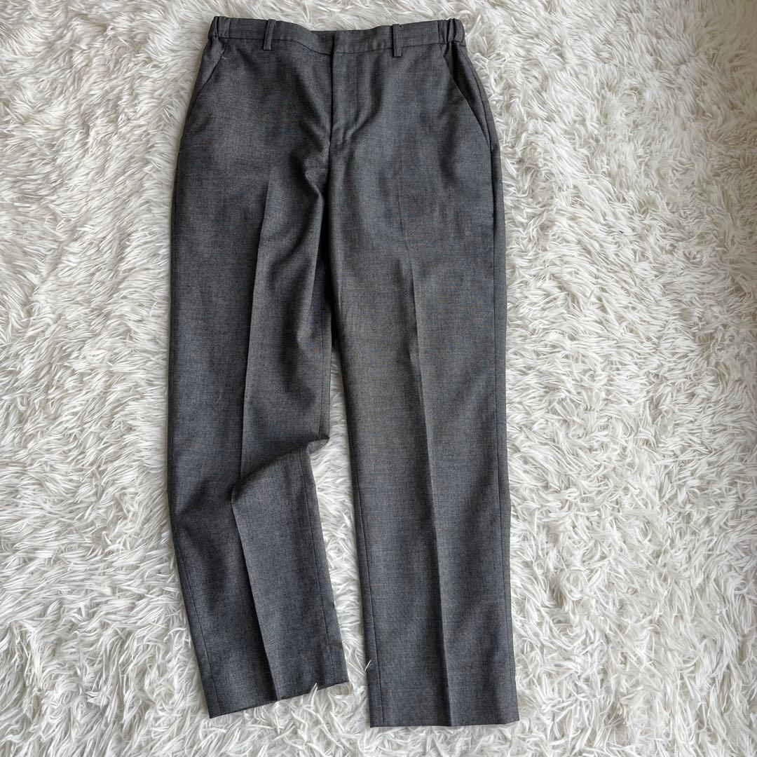 【美品】 UNITED ARROWS ノーカラー セットアップ　グレー　38