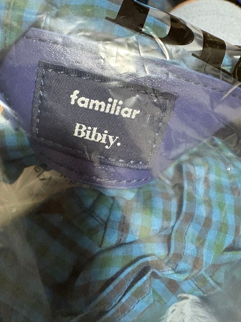 【正規品】ファミリア　ビビィ　ショルダーストラップ　青系　新品未使用