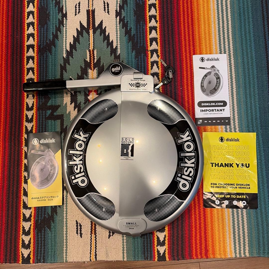disklok 小型 ステアリングロック