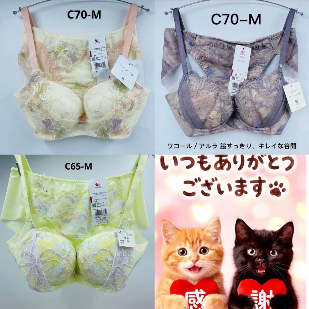 ワコール ワコール　リボンブラ 脇すっきり BRB403シリーズC70M