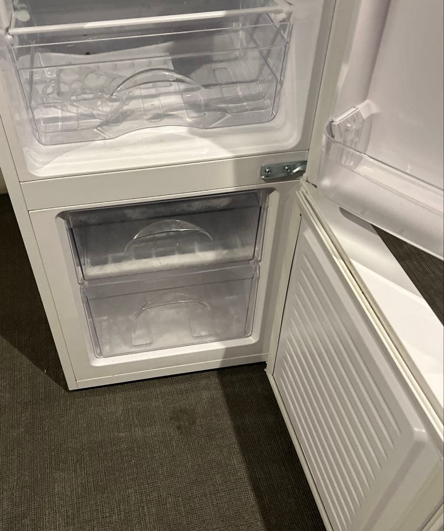 福岡ひとり暮らしニトリ 2021年Nグラシア 2ドア　冷蔵庫 NTR-106WH