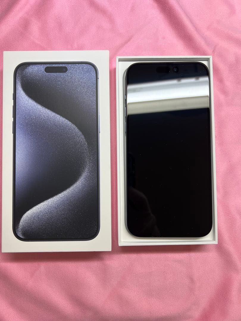 Apple iPhone 15 Pro MAX ブルーチタニウム　256GB本体