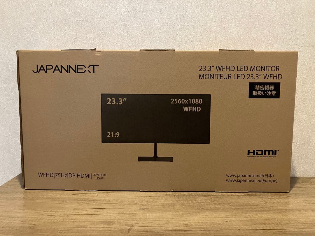 【美品】JAPANNEXT JN-V233WFHD ウルトラワイドモニター