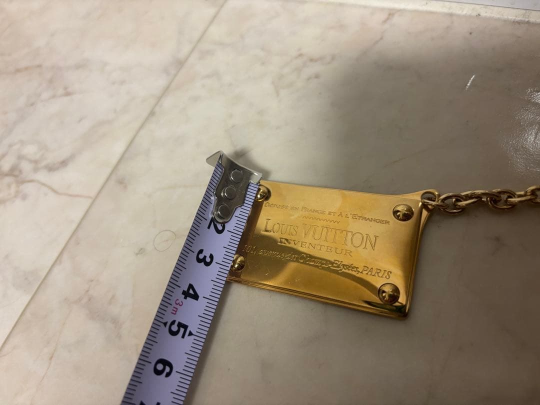 ヴィトン　ポルトクレ　アバントゥール　キーホルダー　ゴールド