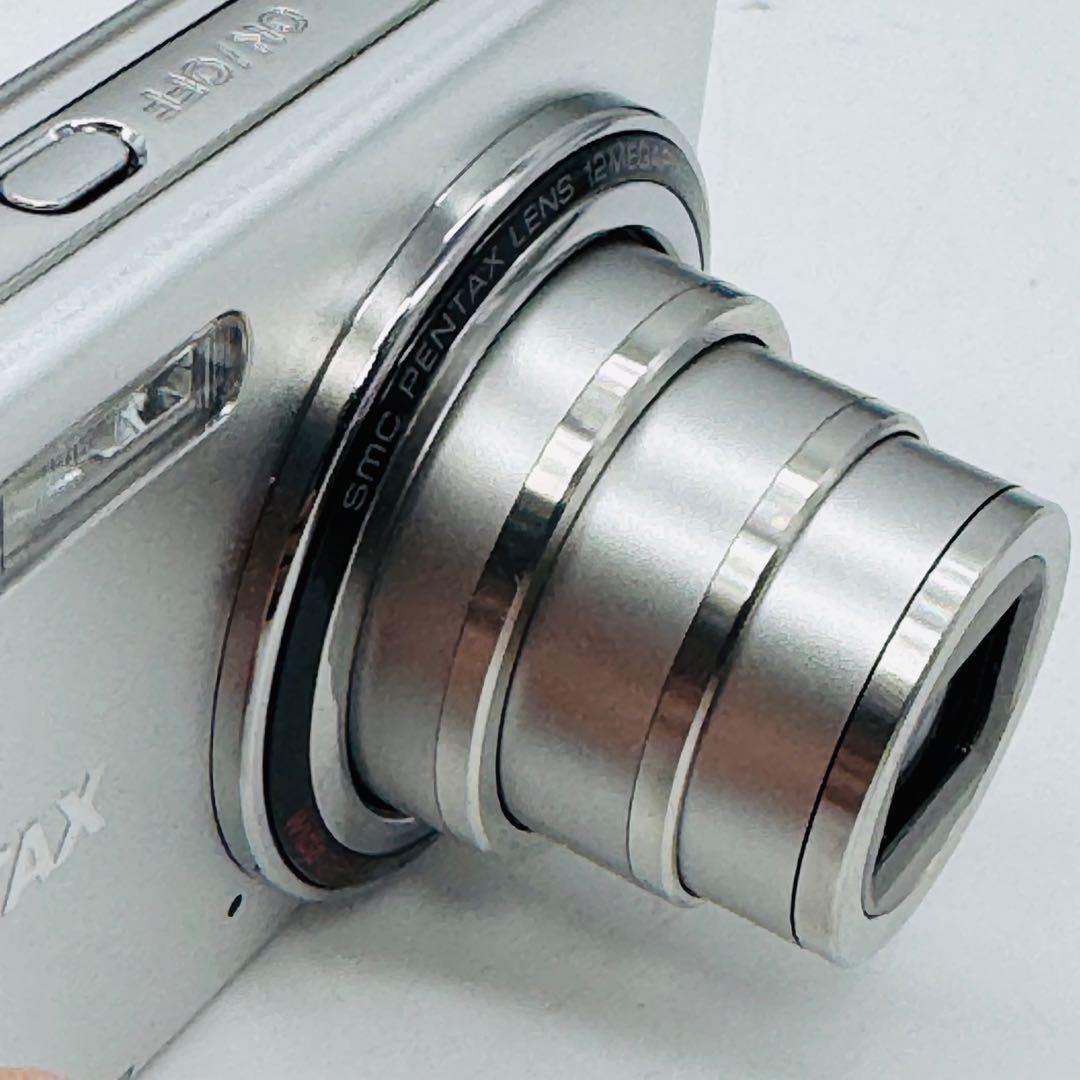【極美品・箱付き】PENTAX Optio P70 シルバー 付属品充実