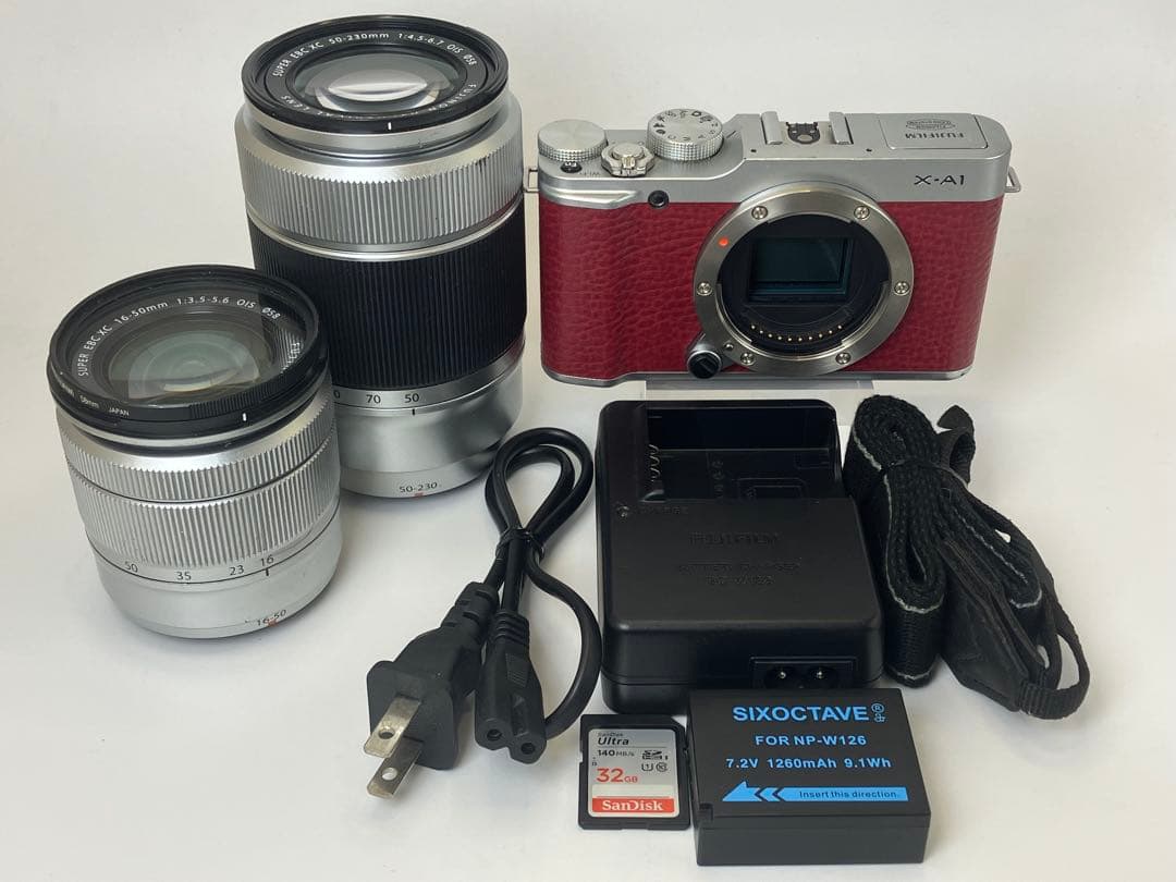 【返品保証・動作確認済】FUJIFILM X-A1 ダブルズームレンズキット