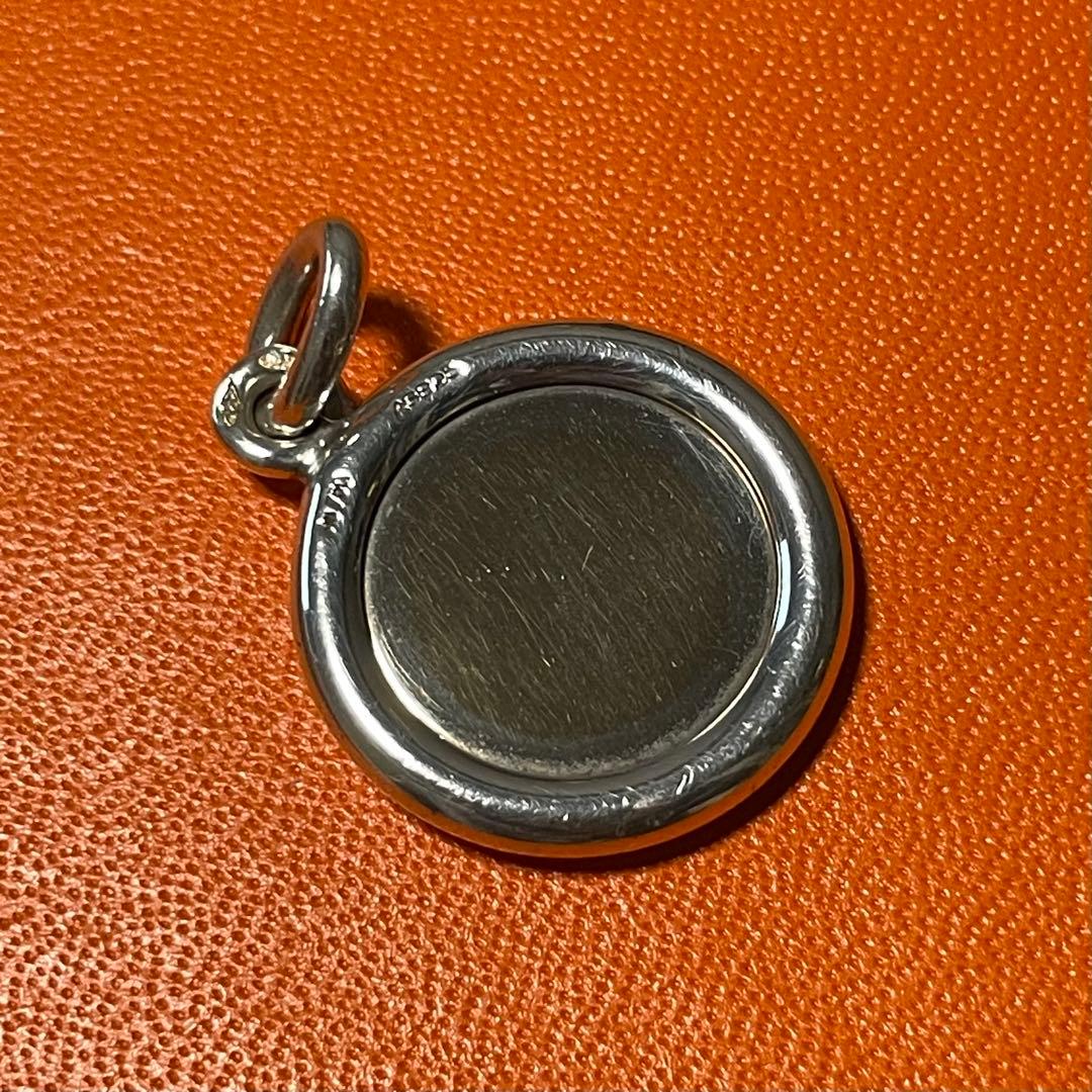 エルメス セリエ k18×Ag925 ネックレストップ