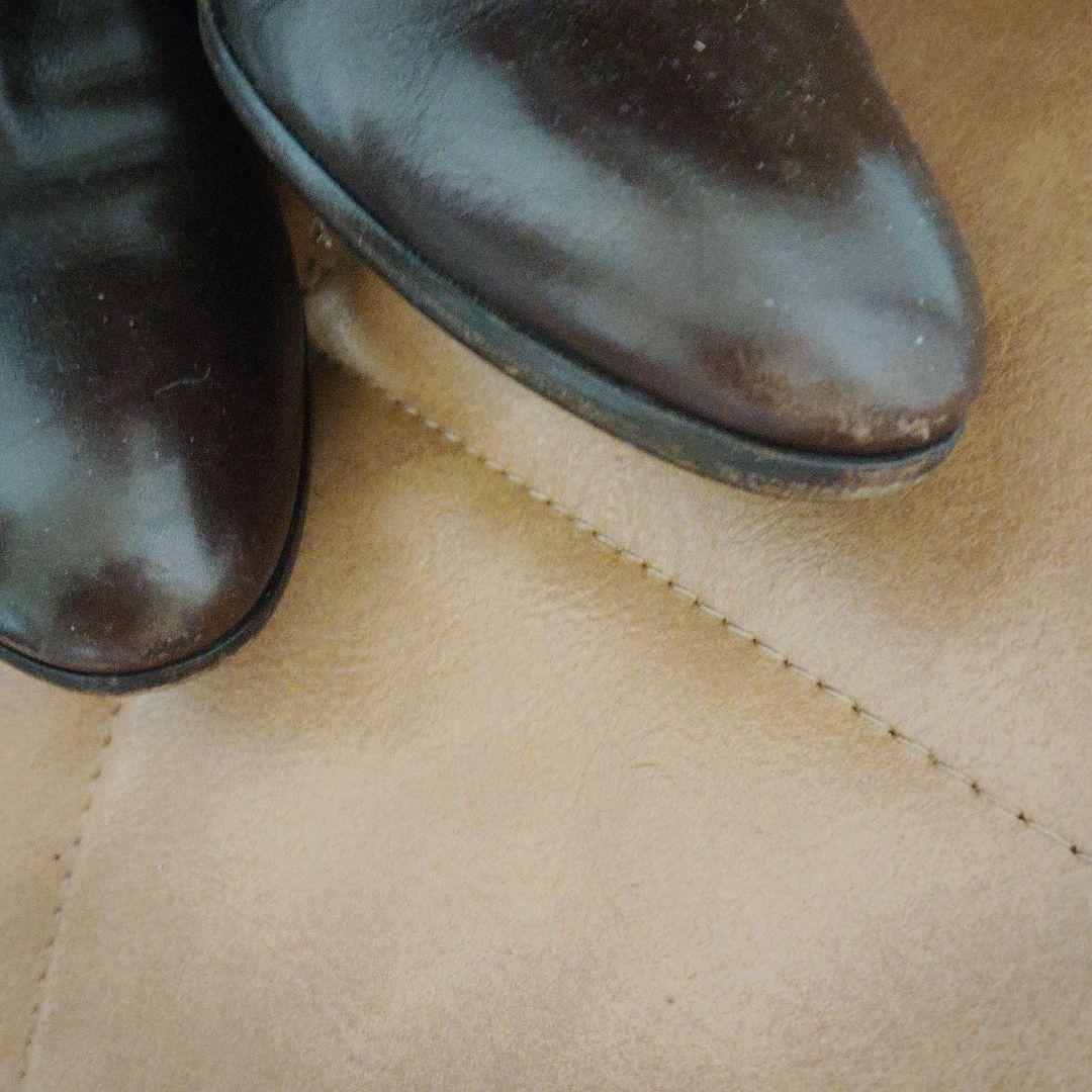 hane様2点おまとめセルジオロッシ　レザーロングブーツ茶37　レディニット