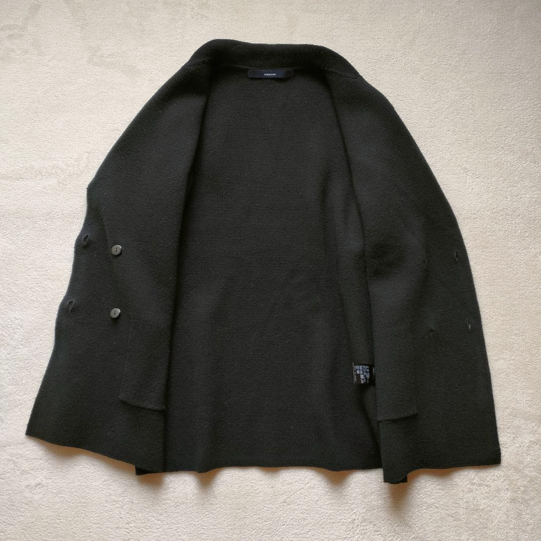 フレームワーク ミラノリブニットジャケット ダブル メタルボタン