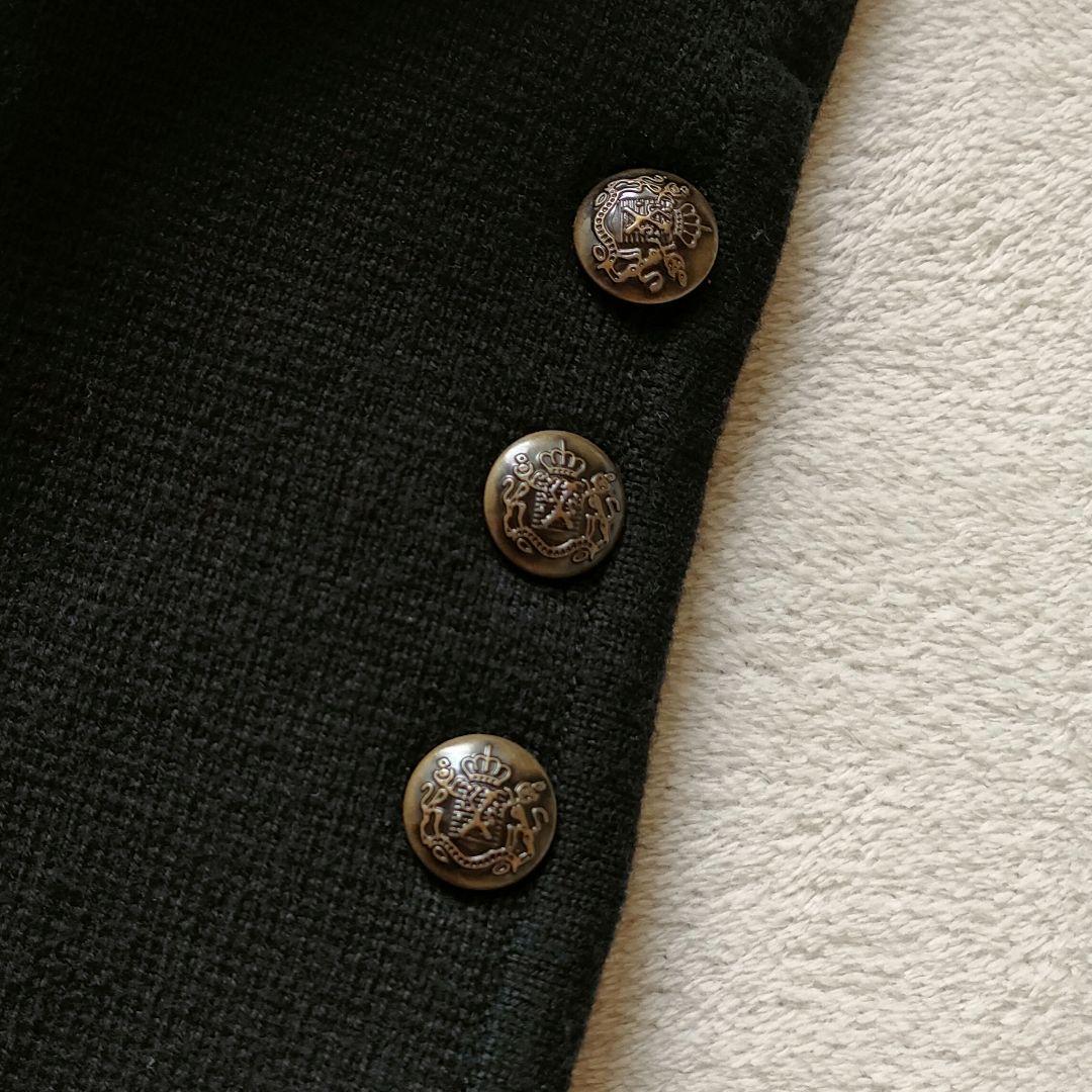 フレームワーク ミラノリブニットジャケット ダブル メタルボタン