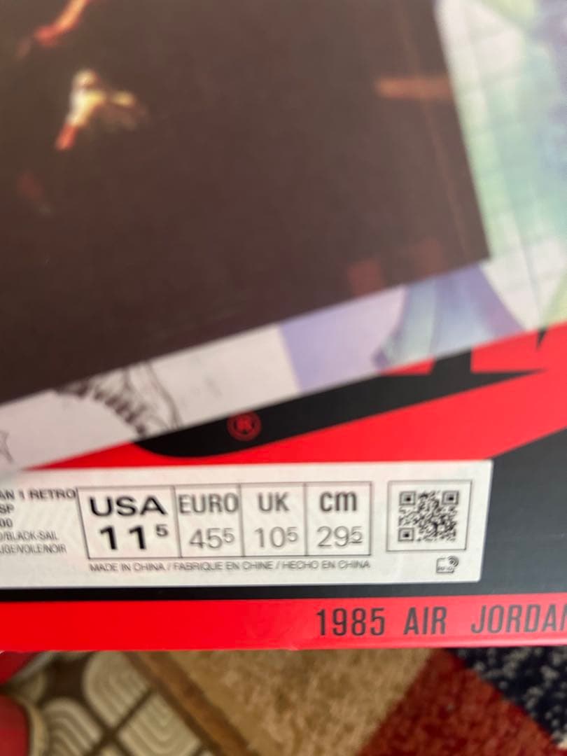 ぽ*と様 AJ1 Unionコラボ　29.5