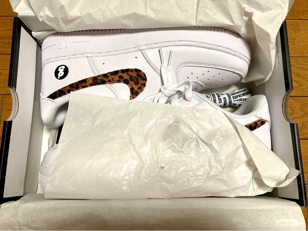 靴 GOODENOUGH Supreme Nike Air Force 27.5