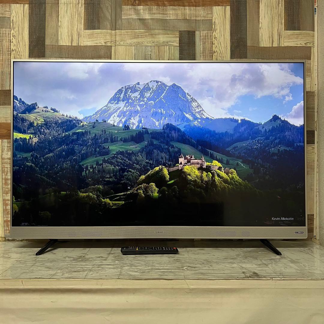 マサマサ さん専用Qriom55V型4K液晶テレビ高音質ONKYOスピーカー外付