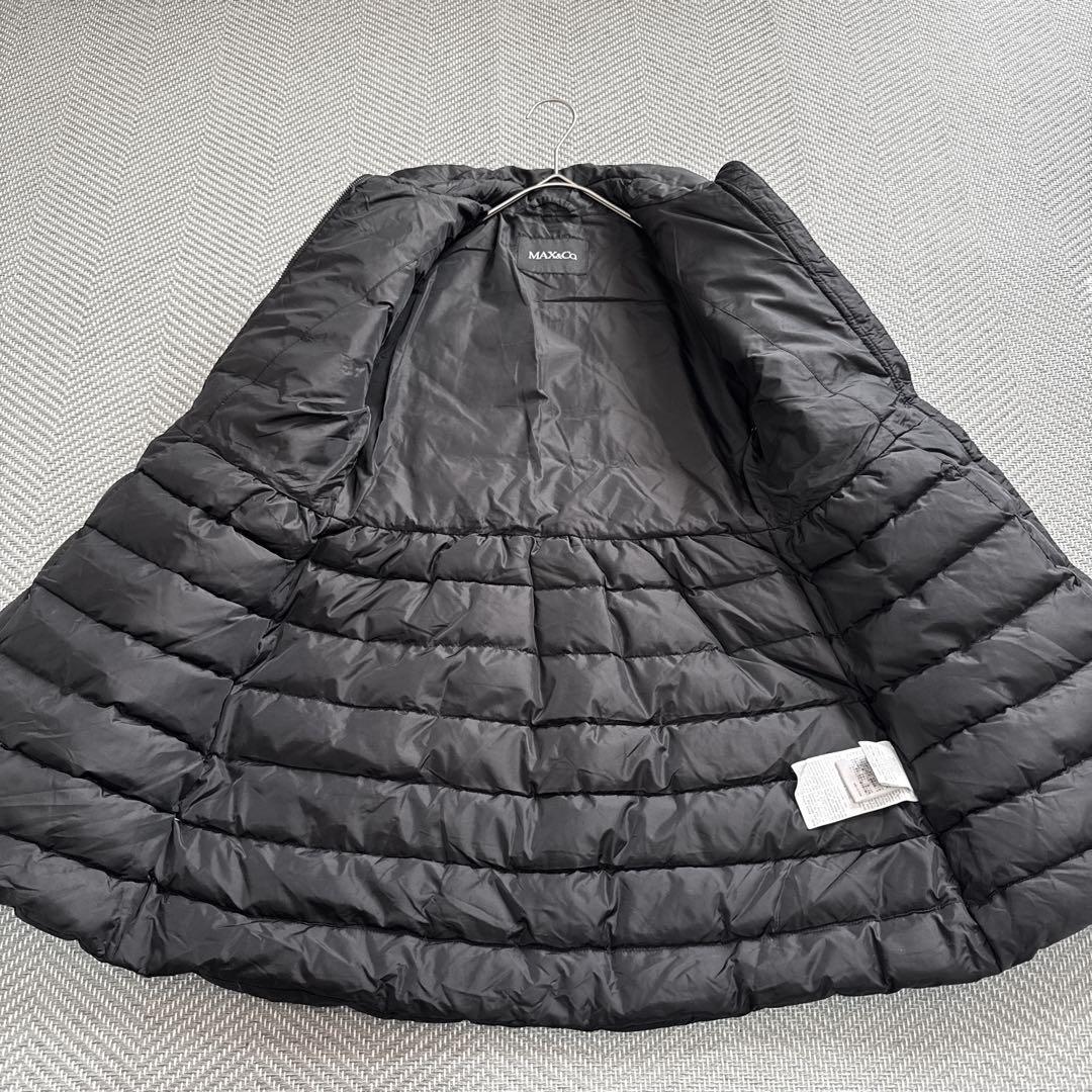 美品 MAX&Co. MaxMara 天然羽毛 ダウンコート 美シルエット 38