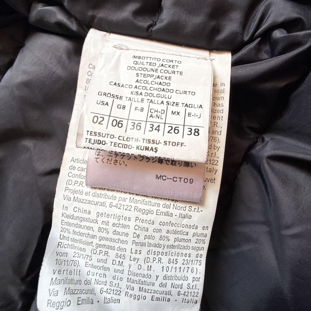 美品 MAX&Co. MaxMara 天然羽毛 ダウンコート 美シルエット 38