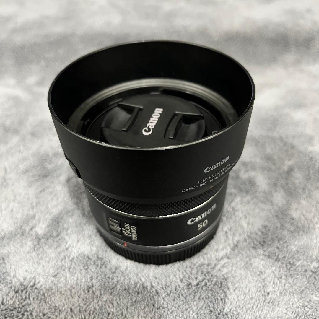 RF 50mm F1.8 STM（純正フード付き）