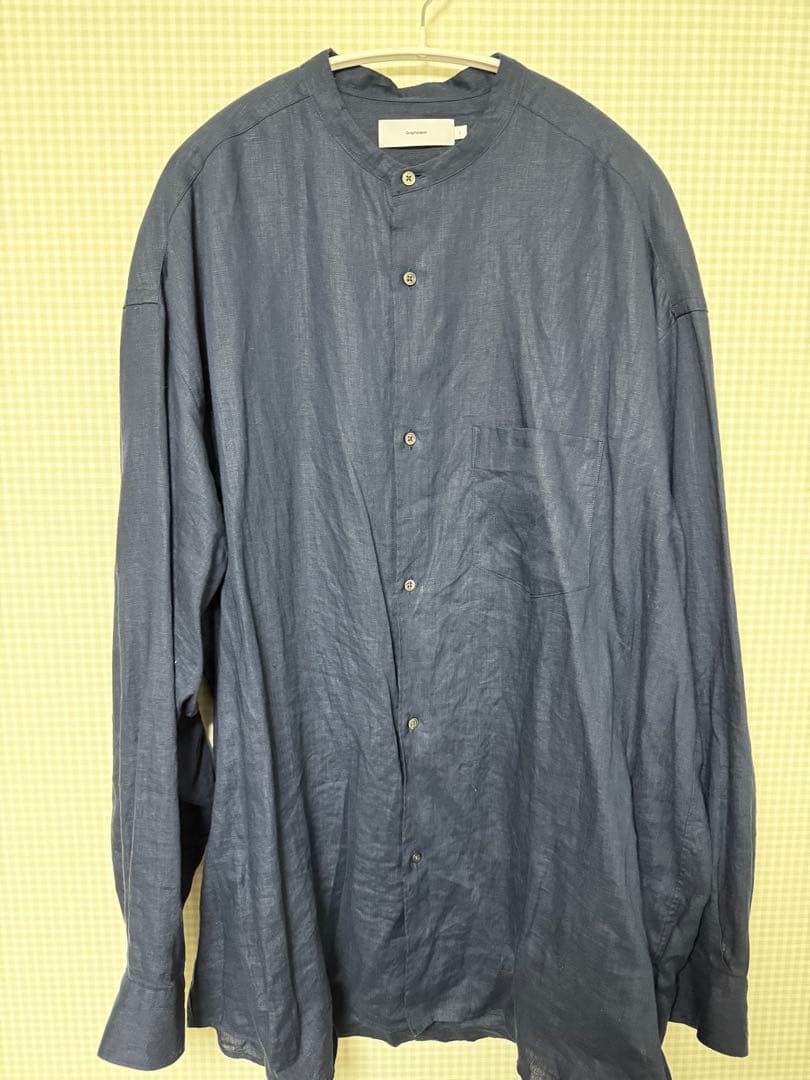 トップス Graphpaper Oversized Band Collar Shirt