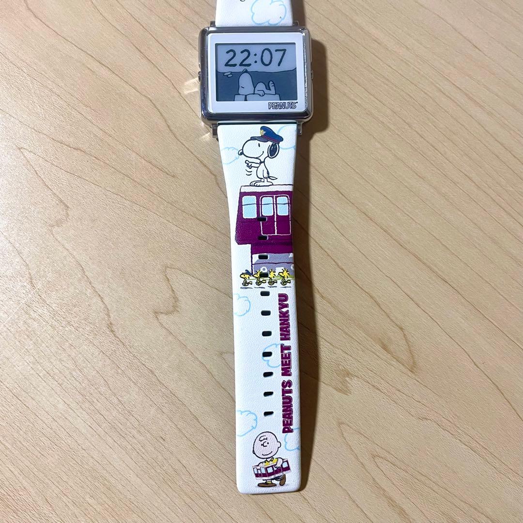 スヌーピー デジタル腕時計 PEANUTS MEET HANKYU レア　希少