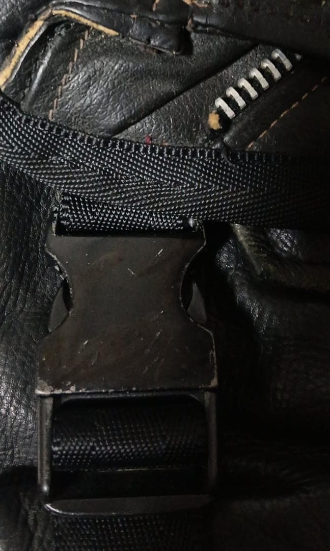 1982114251 本革ライダース リメイク メッセンジャーバッグ 1点物