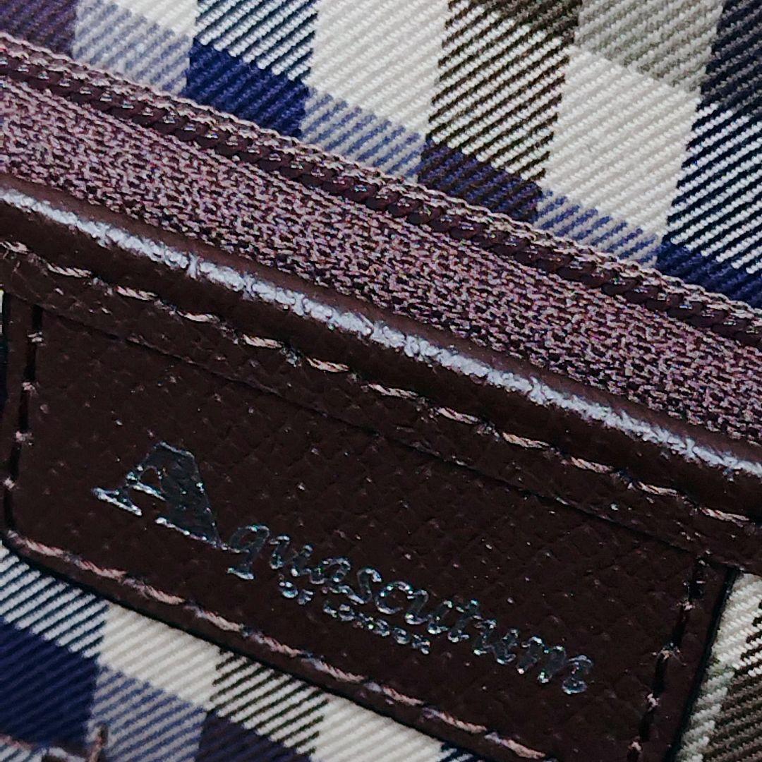 i*n様 未使用/タグ付✨ アクアスキュータム 鍵付き ダレスバッグ ビジネスバ