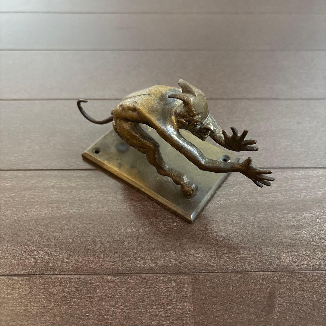 ビンテージ　デビル　悪魔　真鍮　ブラス　ブロンズ　置物