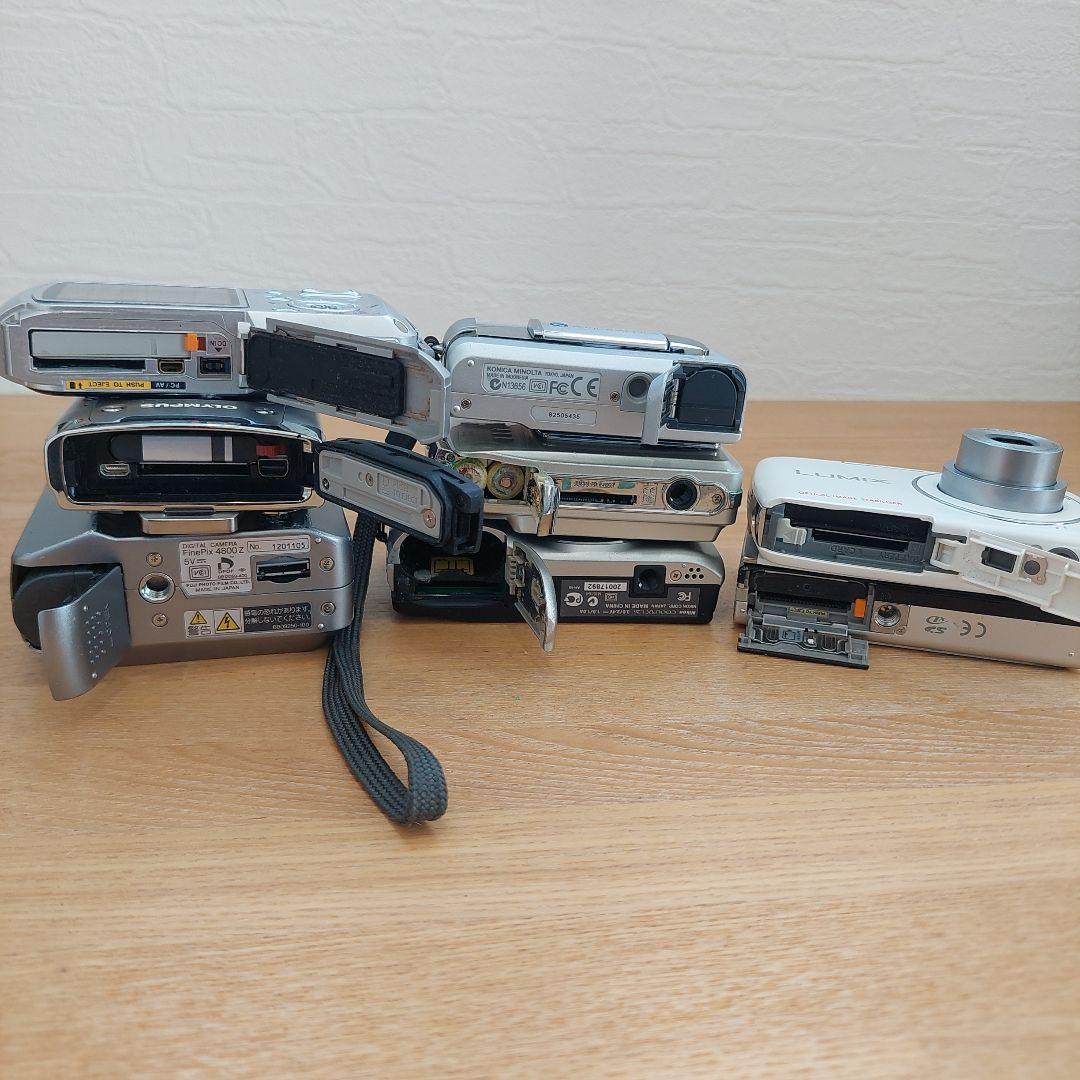 ジャンク品 デジカメ 8個セット LUMIX COOLPIX FinePix