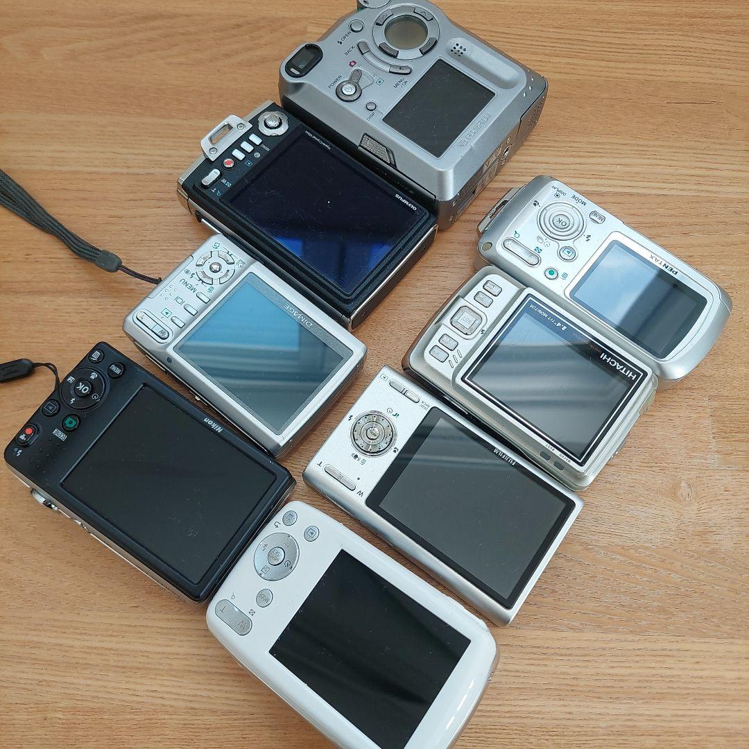ジャンク品 デジカメ 8個セット LUMIX COOLPIX FinePix