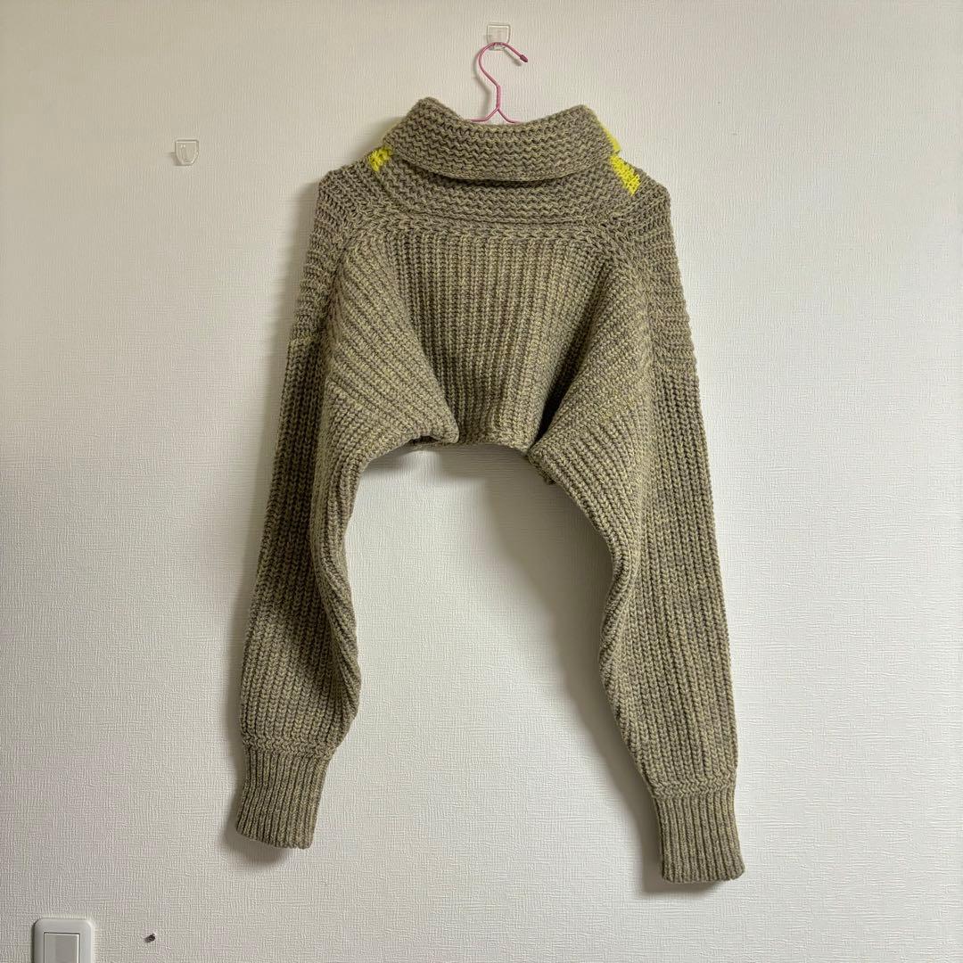 フミカウチダ ショート丈ニット　fumika uchida 34 アームニット