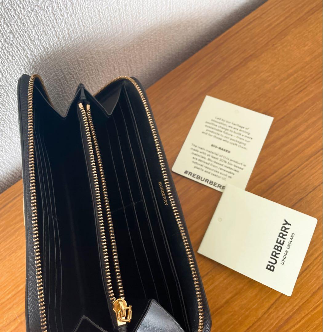 BURBERRY バーバリー エルモア 長財布 ラウンドジップ