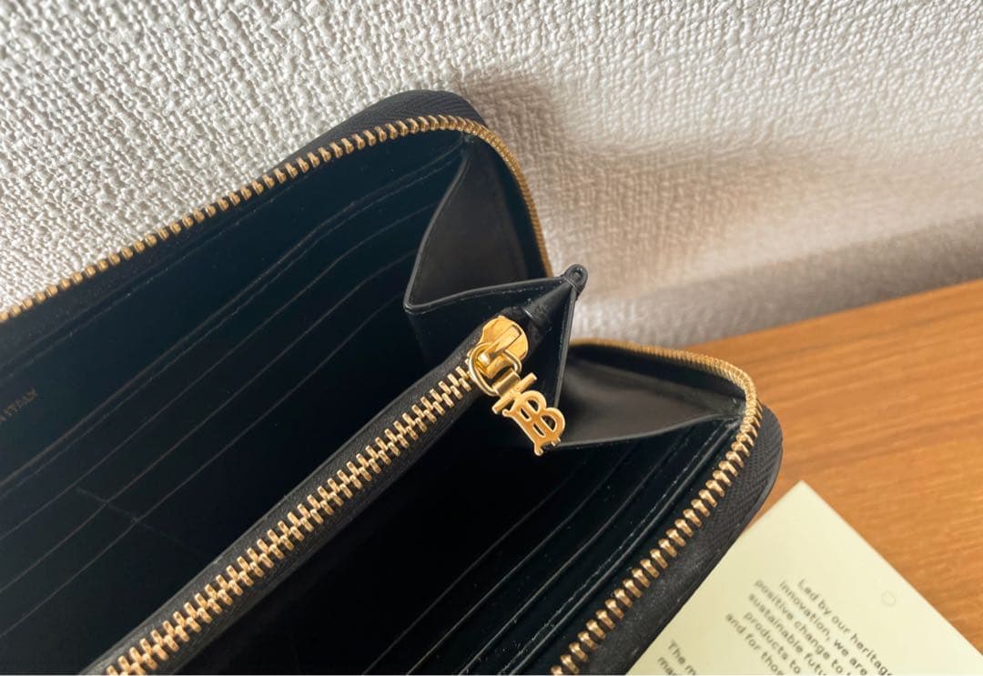 BURBERRY バーバリー エルモア 長財布 ラウンドジップ