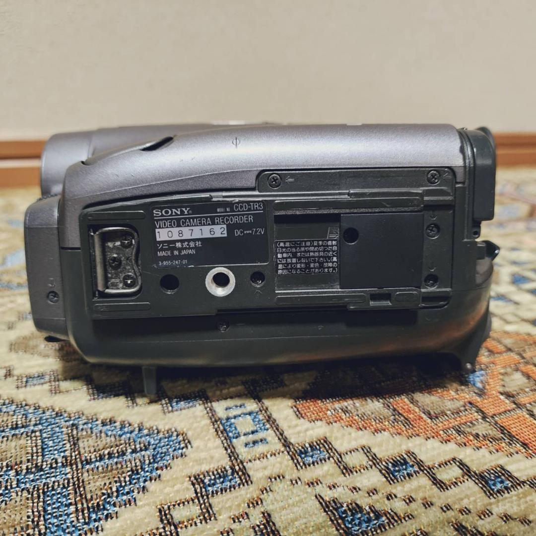 【動作確認済】SONY 高画質 Hi8 8ミリ ビデオカメラ CCD-TR3
