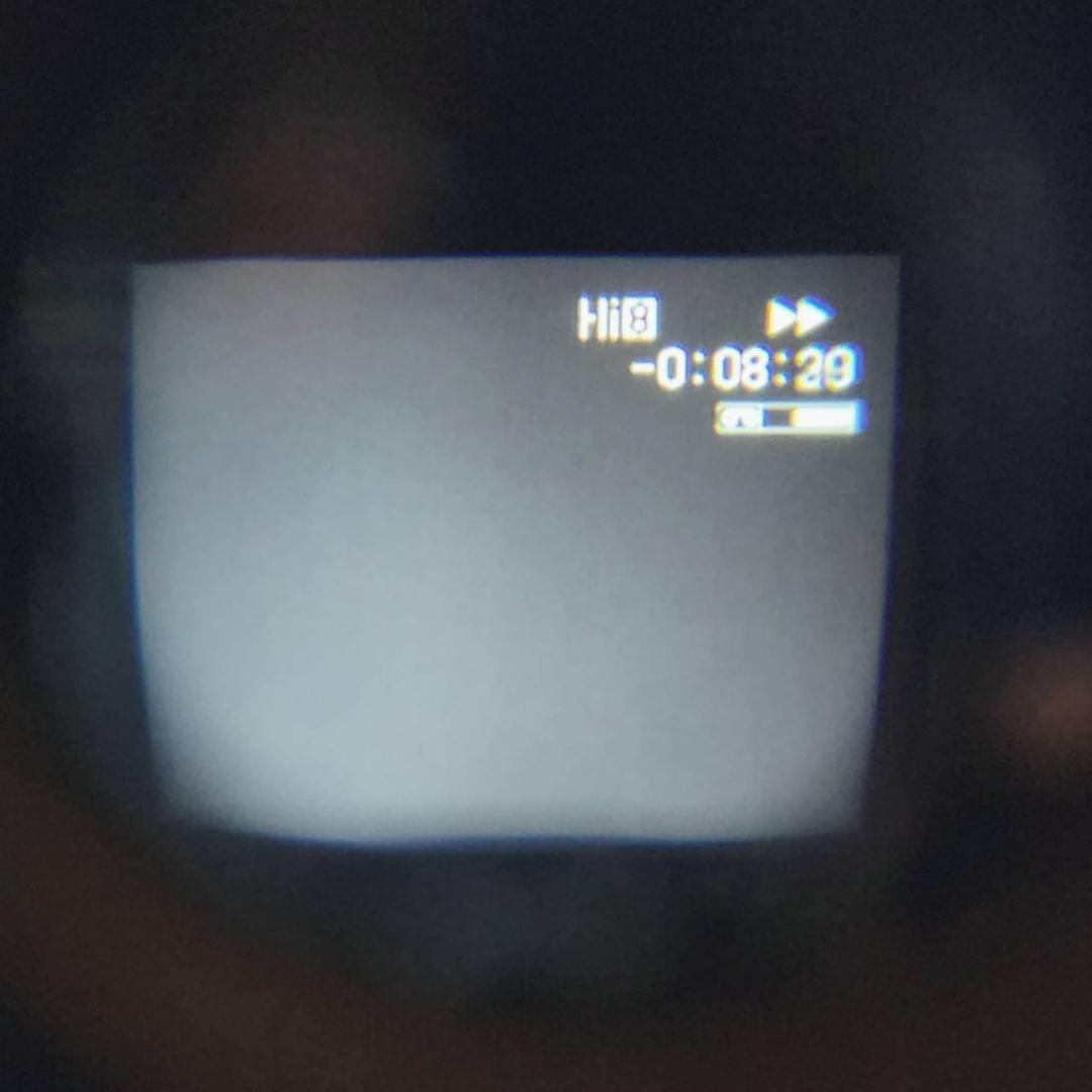 【動作確認済】SONY 高画質 Hi8 8ミリ ビデオカメラ CCD-TR3