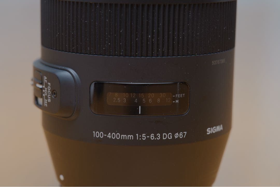 SIGMA 100-400mm F5-6.3 DG OS HSM EFマウント