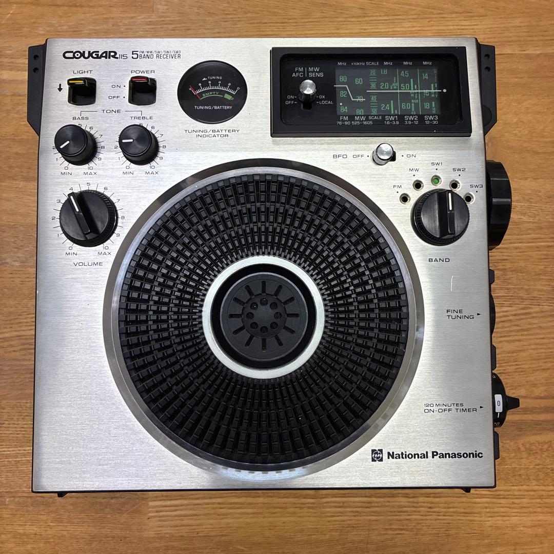 q*1様 national Panasonic COUGAR115 ラジオ