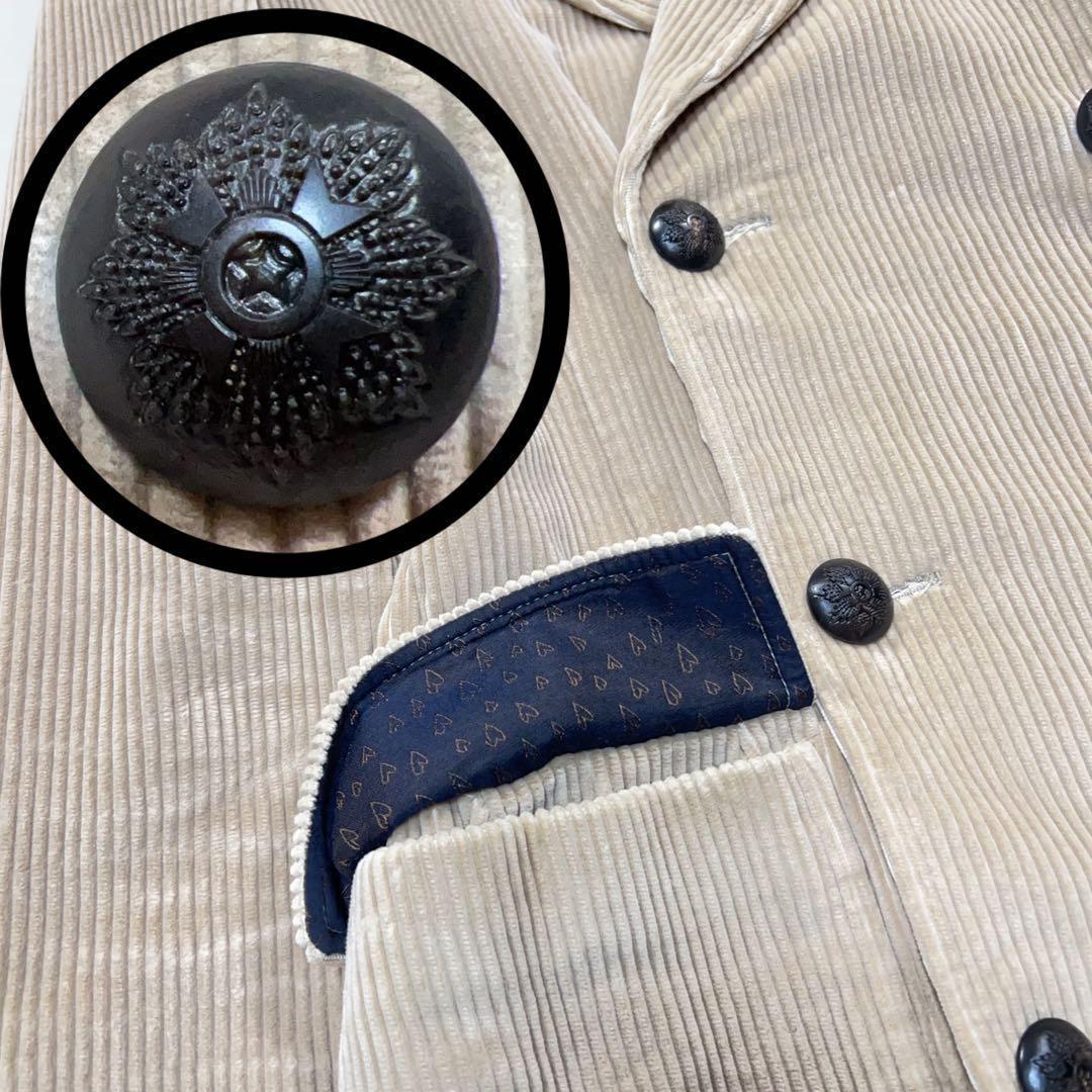 美品 THE GIGI コーデュロイ IAGO チェスターコート ダブル 42