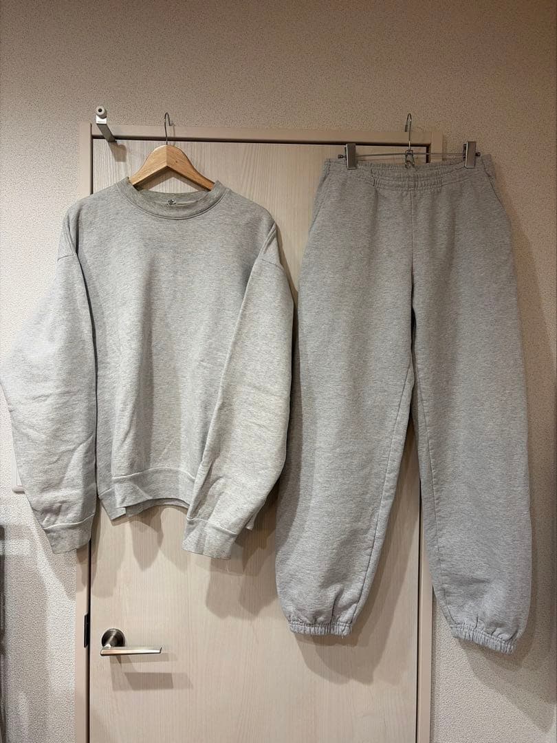ロサンゼルスアパレルHeavy Fleece Crew Sweat セットアップ
