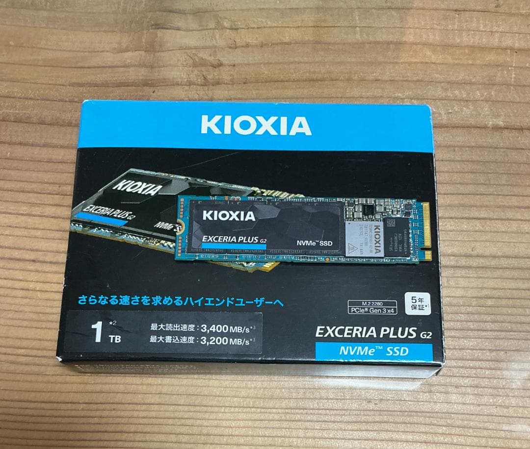 内蔵型SSD KIOXIA M.2 SSD EXCERIA PLUS G2 1TB