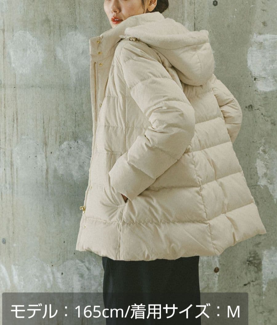 GLOBAL WORK/ウツクシルエット撥水ダウンコート【Ｌ】新品未使用品