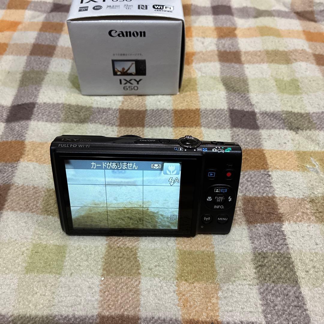 Canon IXY 650 コンパクトデジタルカメラ　ブラック