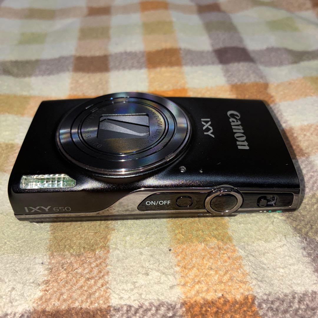 Canon IXY 650 コンパクトデジタルカメラ　ブラック
