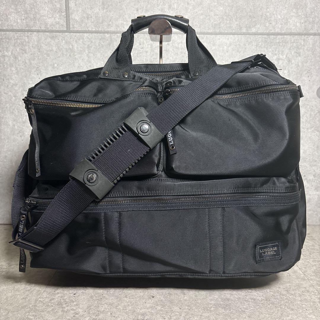 希少 ラゲッジレーベル 3way リュック ショルダー ビジネス ブラック