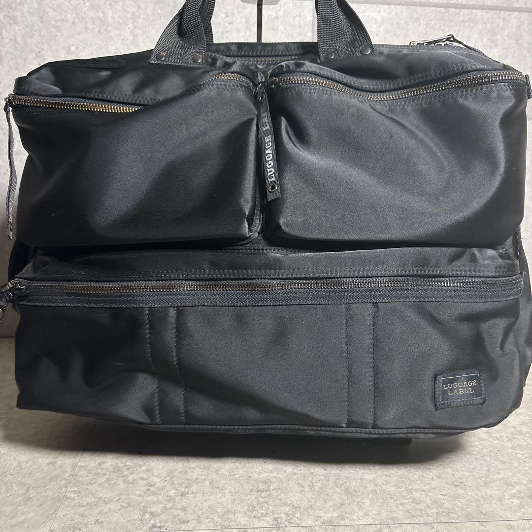 希少 ラゲッジレーベル 3way リュック ショルダー ビジネス ブラック