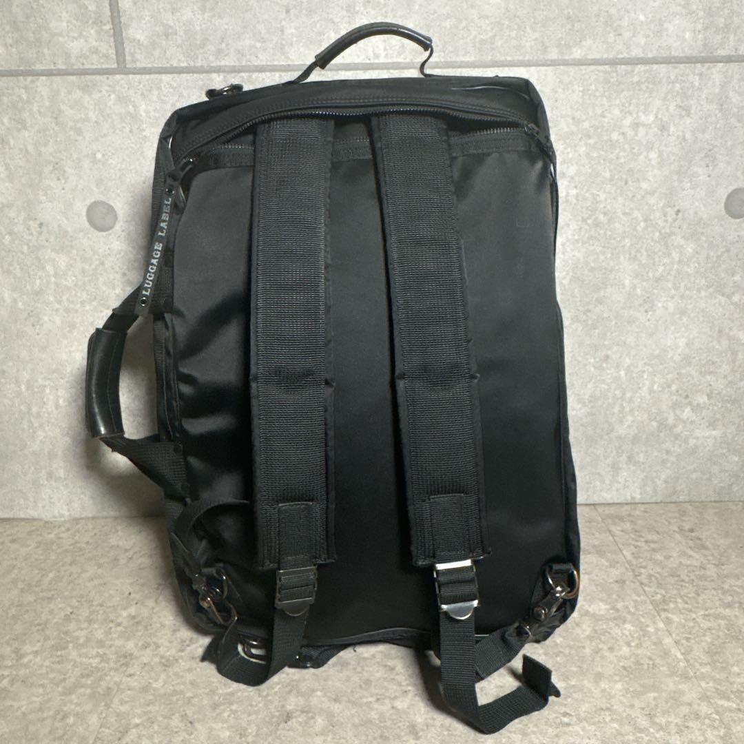 希少 ラゲッジレーベル 3way リュック ショルダー ビジネス ブラック