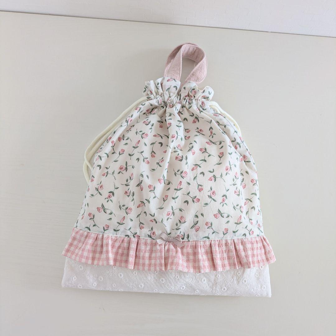 ハンドメイド　入園入学セット　レッスンバック　お着替え袋　上靴袋　コップ袋