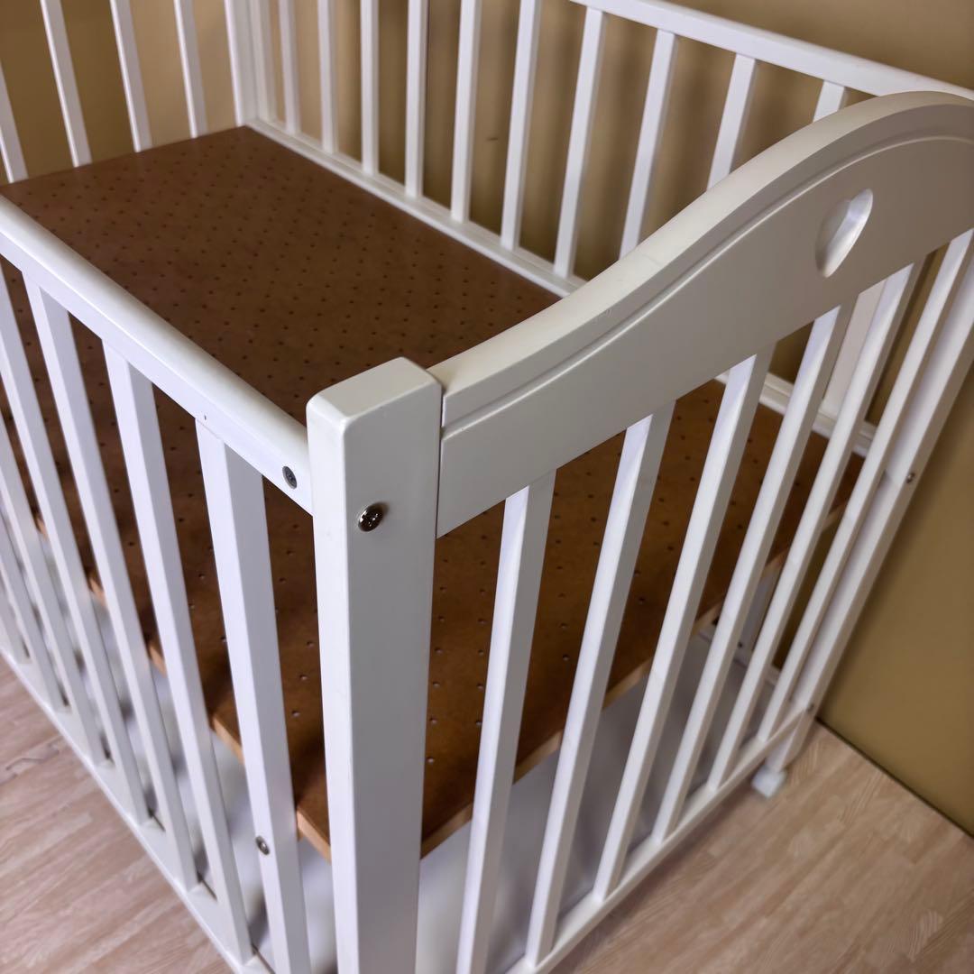 ☆除菌清掃済☆　♡ハートが可愛い♡　☆美品☆　スリーピー　プロヴァンス　ホワイト