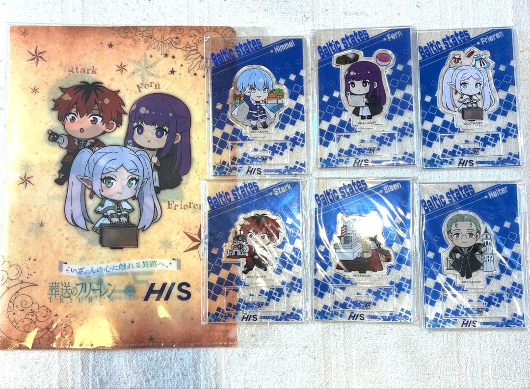 葬送のフリーレン HISアクリルスタンド6個&ファイル