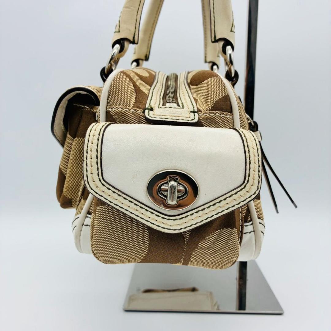 archive y2k コーチ ターンロック ミニボストン ハンドバッグ