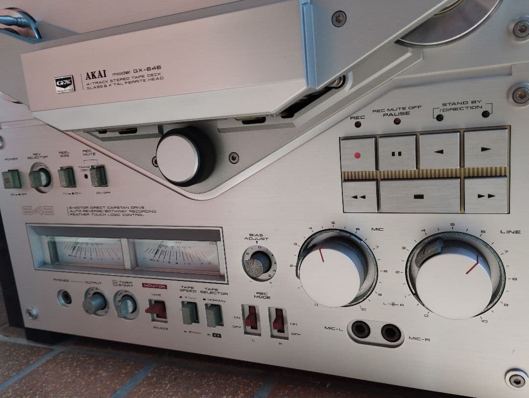 AKAI GX-646　オープンリール　取扱説明書付き